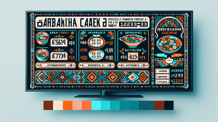 Меню борд. автомат-кафе. авангард стиль.