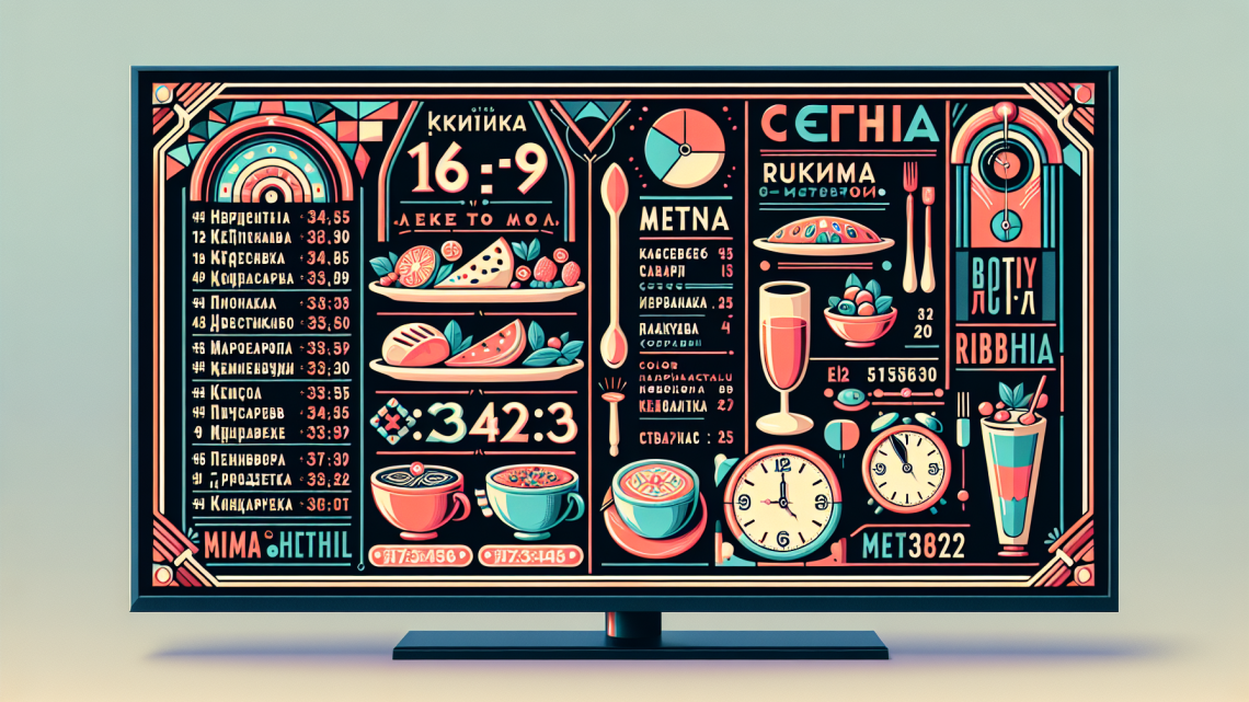 Меню борд. кофейня. ар-деко стиль.