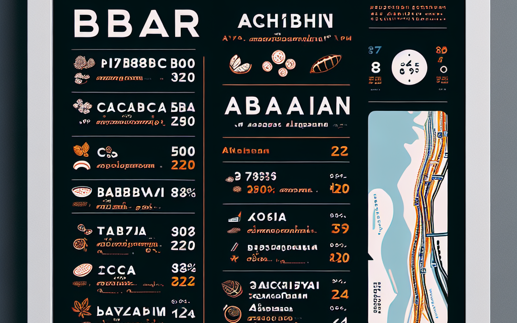 Меню борд. бар. минимализм стиль.