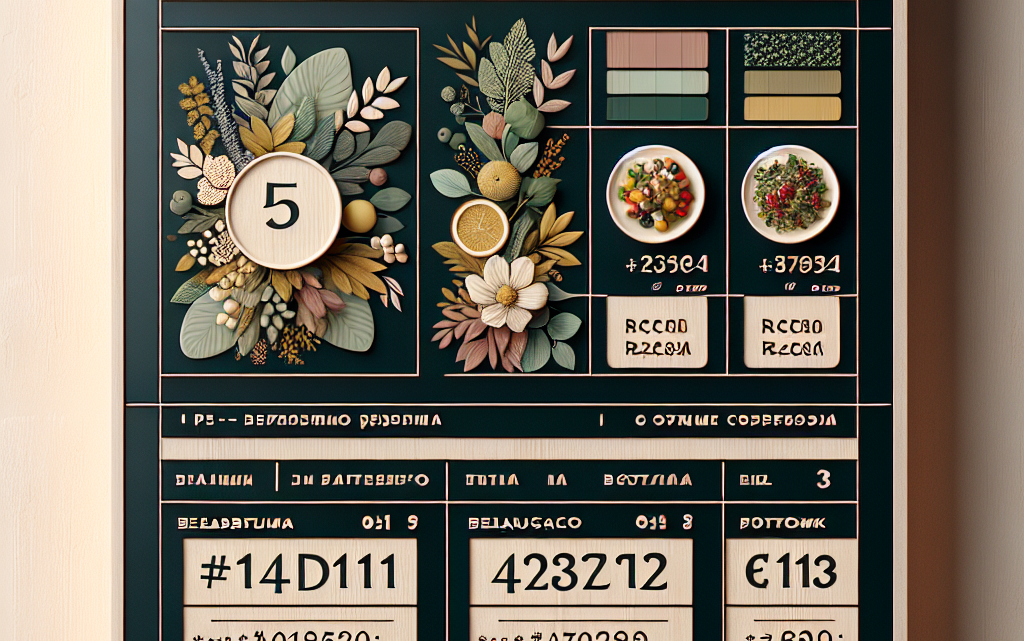 Меню борд. кафе. экостиль стиль.