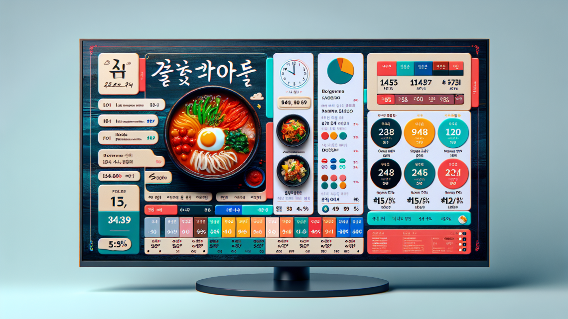 Меню борд. фуд-корт. азиатский стиль.