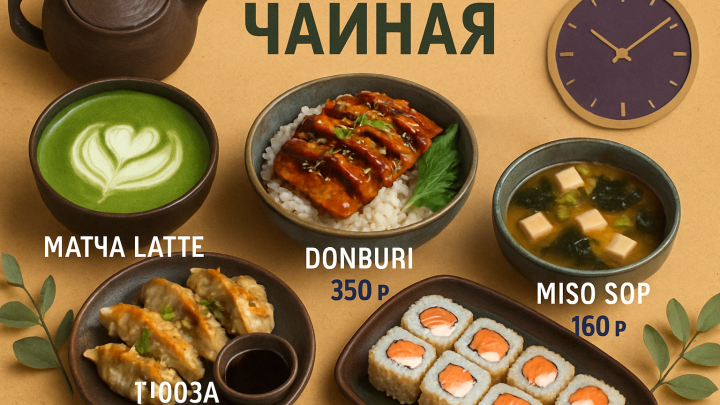 Меню борд. чайная. экостиль стиль.