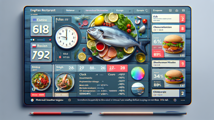 Меню борд. рыбный-ресторан. европейский стиль.