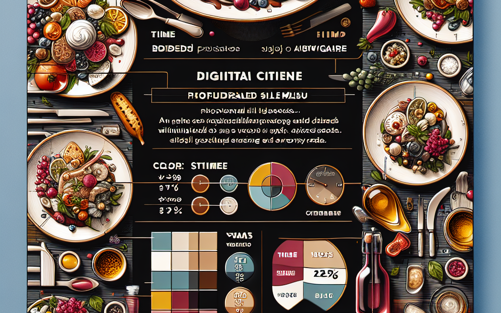 Меню борд. кофейня. авангард стиль.