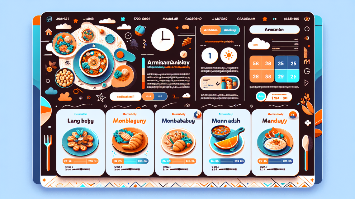 Меню борд. блинная. детский стиль.