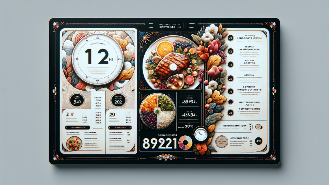 Меню борд. ресторан. авангард стиль.