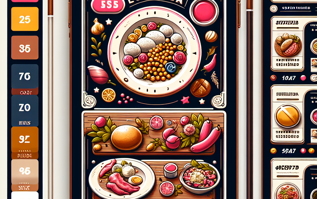 Меню борд. гриль-бар. европейский стиль.