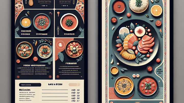 Меню борд. шаурмичная. минимализм стиль.