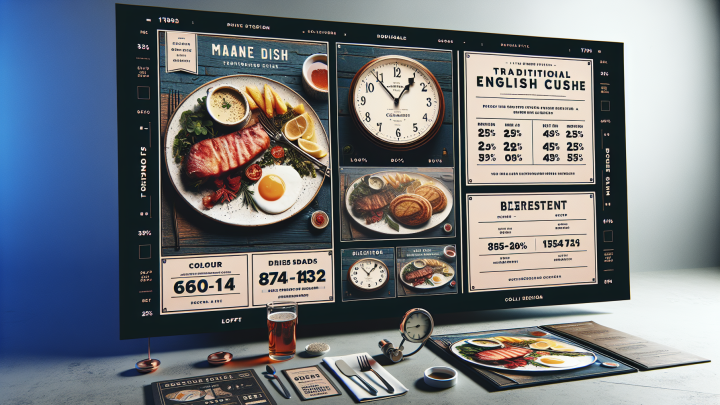 Меню борд. паб. лофт стиль.