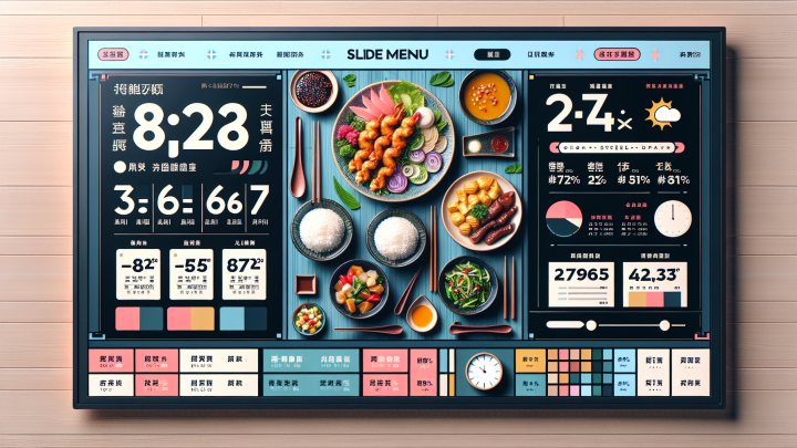 Меню борд. чайная. азиатский стиль.