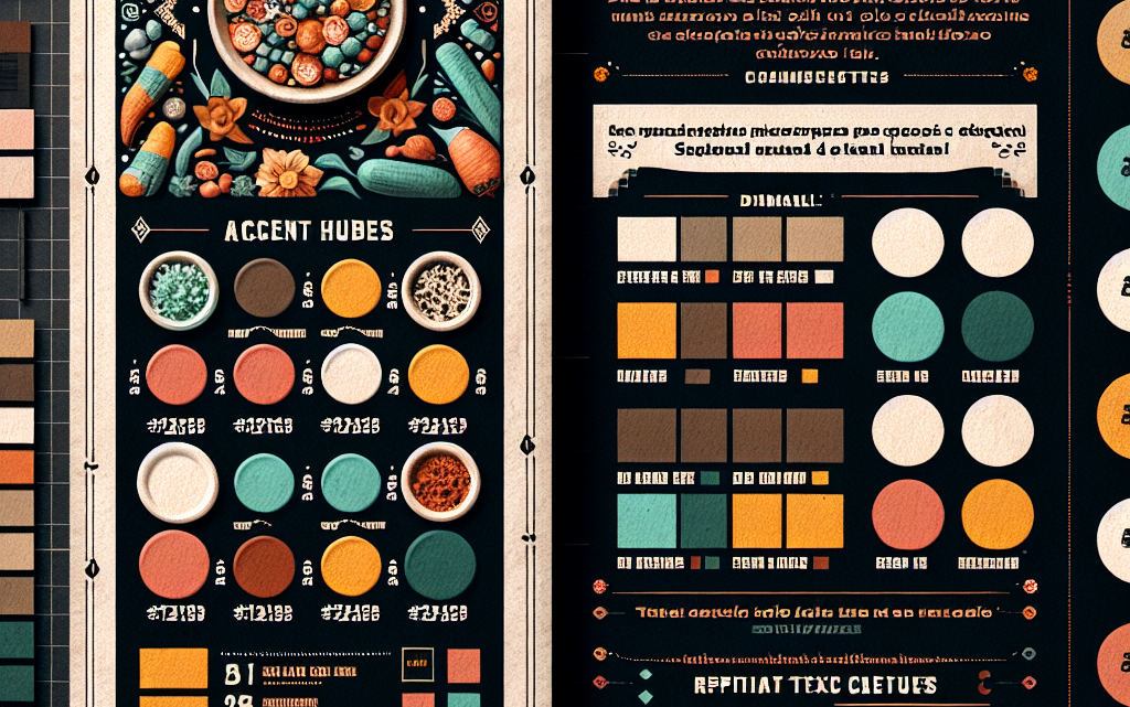 Меню борд. тапас-бар. мексиканский стиль.