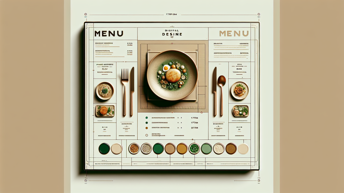Меню борд. пиццерия. минимализм стиль.