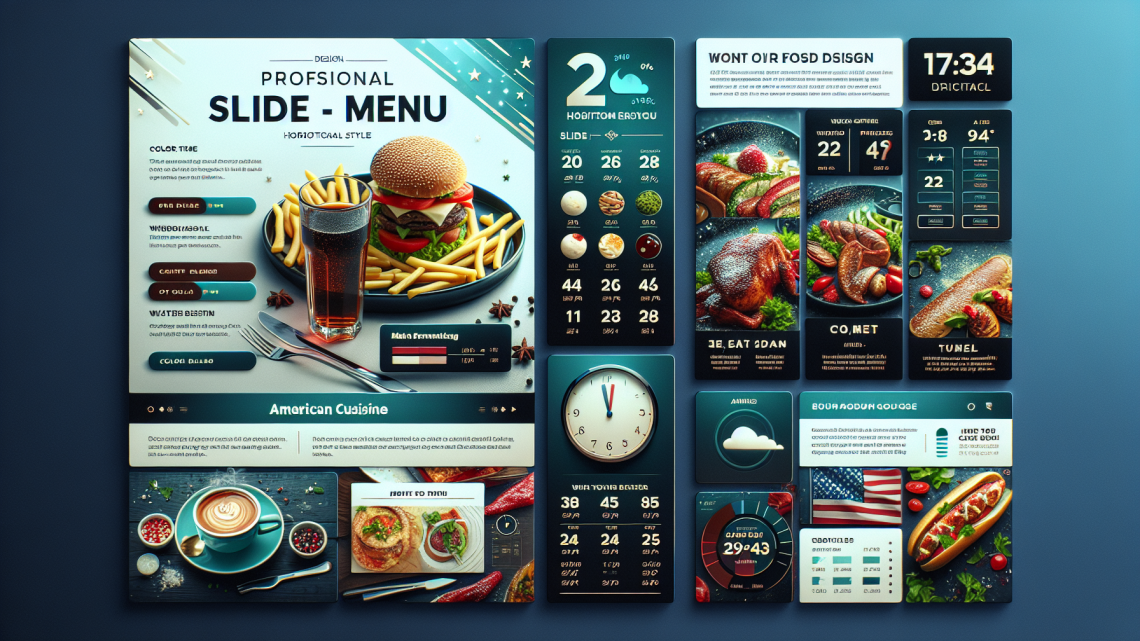 Меню борд. бургерная. бизнес, деловой стиль.