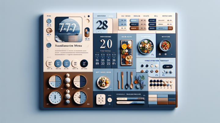 Меню борд. пекарня. скандинавский стиль.