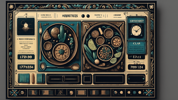 Меню борд. бар. мексиканский стиль.