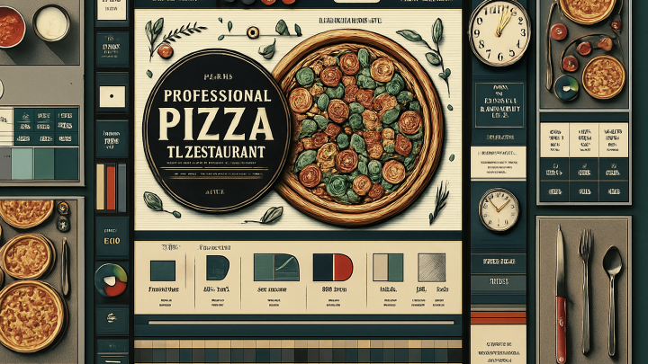 Меню борд. пиццерия. бизнес, деловой стиль.