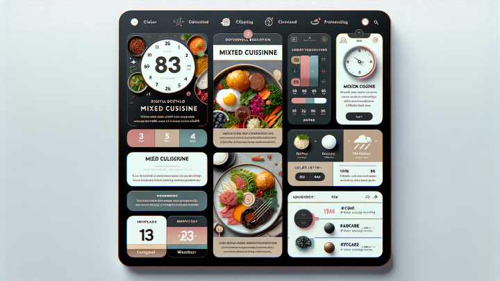 Меню борд. бар. модерн стиль.