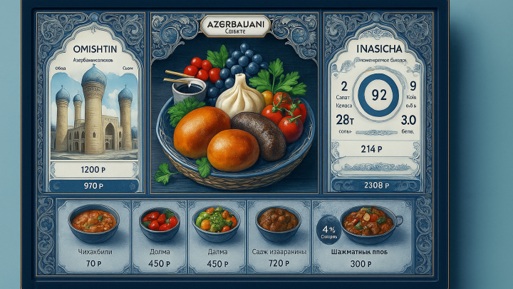 Меню борд. чайная. барокко стиль.