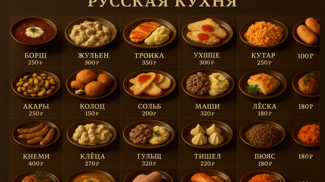 Меню борд. столовая. бизнес, деловой стиль.