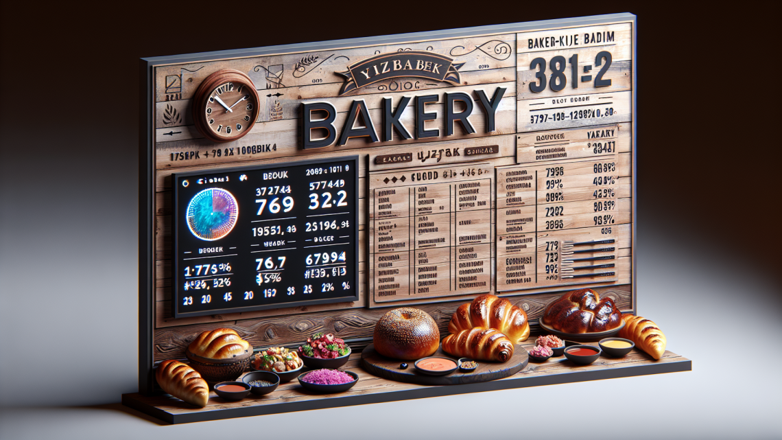 Меню борд. пекарня. лофт стиль.