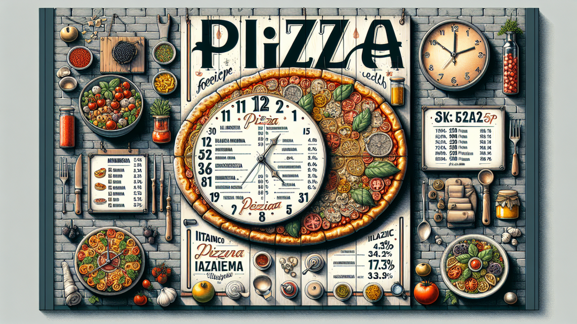 Меню борд. пиццерия. лофт стиль.