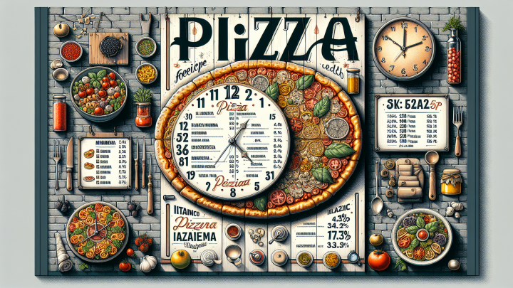 Меню борд. пиццерия. лофт стиль.