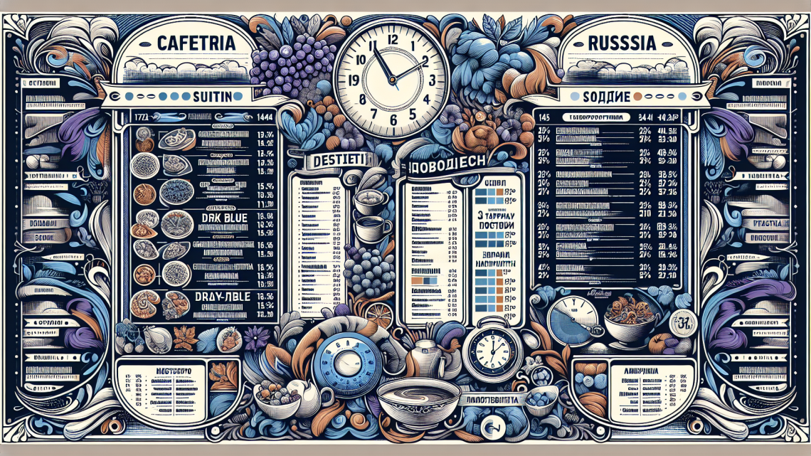 Меню борд. столовая. бизнес, деловой стиль.