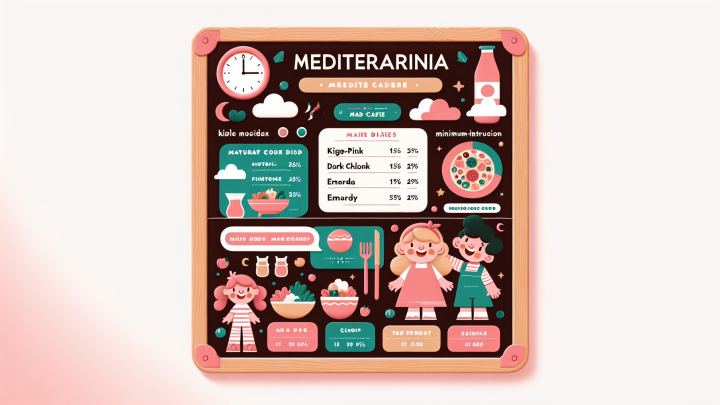 Меню борд. детское-кафе. детский стиль.