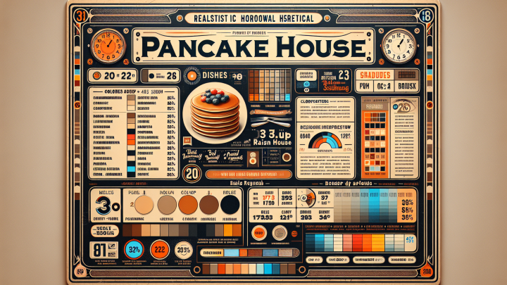 Меню борд. блинная. ретро стиль.