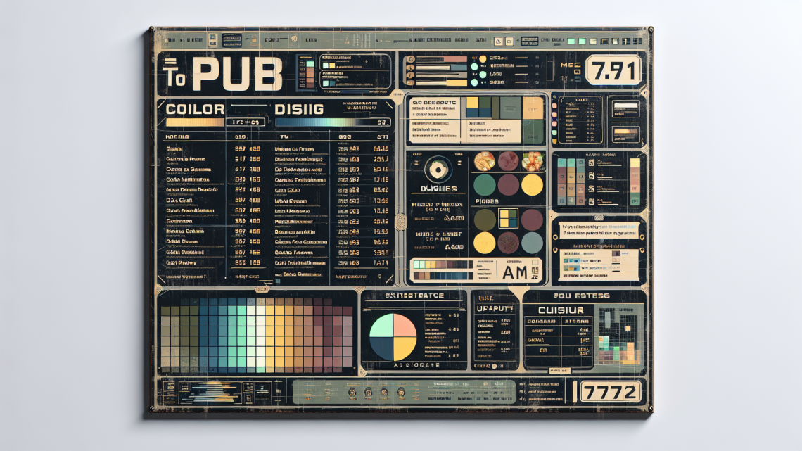 Меню борд. паб. киберпанк стиль.