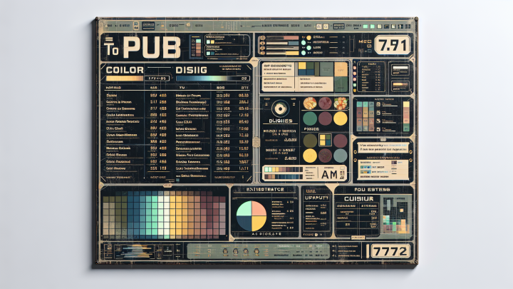 Меню борд. паб. киберпанк стиль.