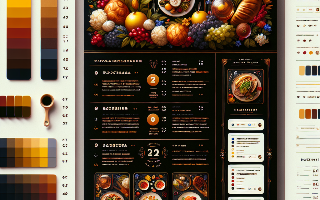 Меню борд. кафе. рококо стиль.