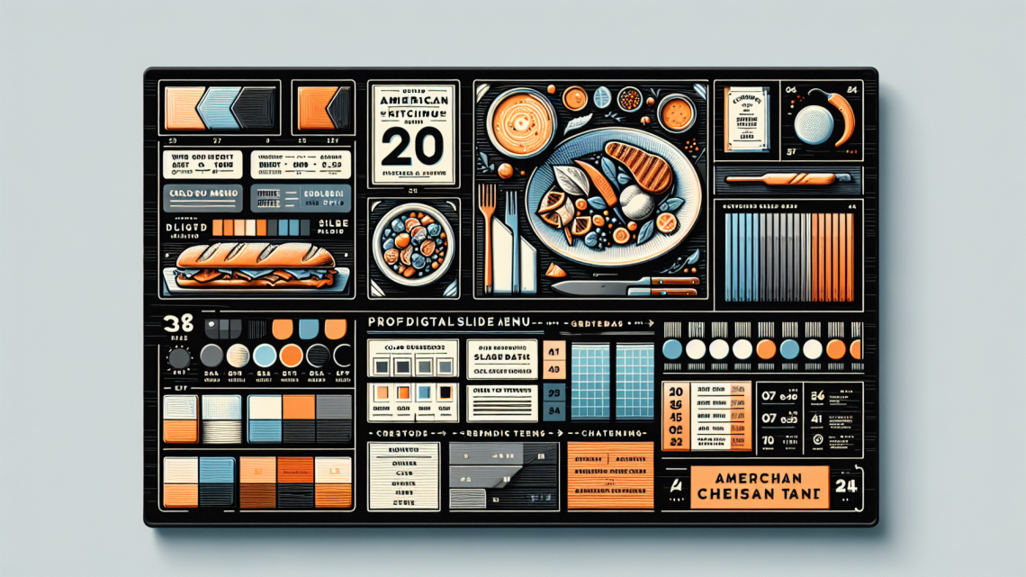 Меню борд. фуд-корт. авангард стиль.