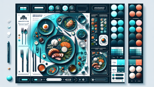 Меню борд. автомат-кафе. авангард стиль.