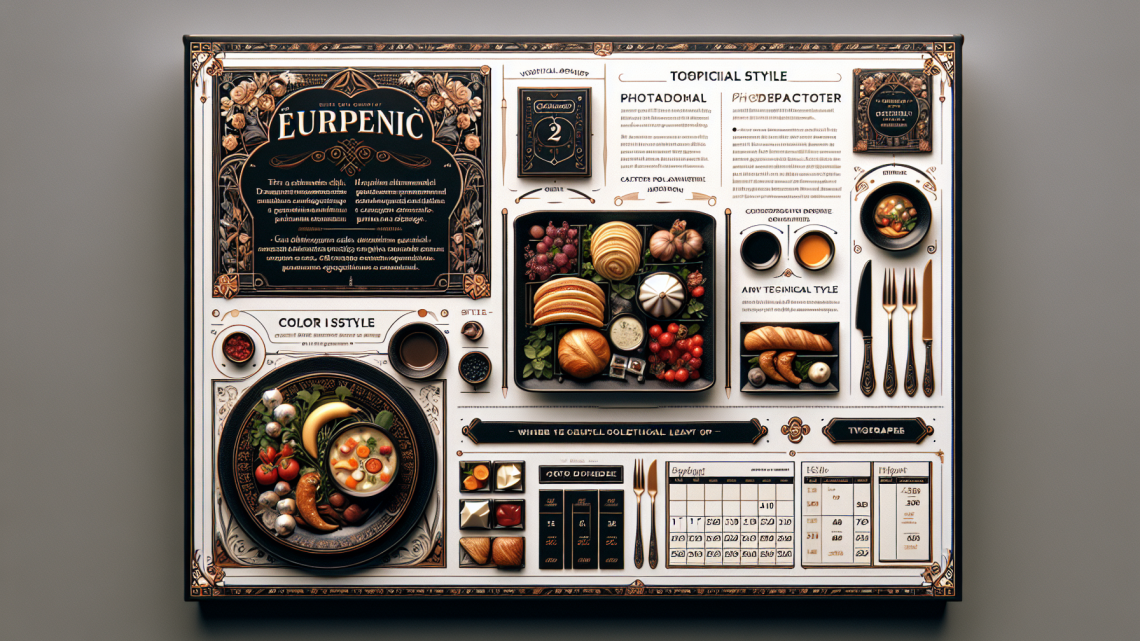 Меню борд. кофейня. готика стиль.