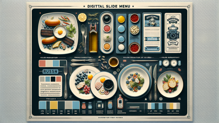 Меню борд. бургерная. ретро стиль.