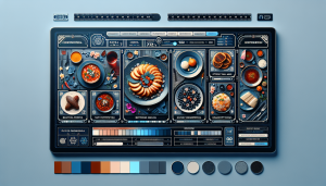 Меню борд. бургерная. ретро стиль.