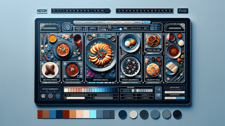 Меню борд. бургерная. ретро стиль.