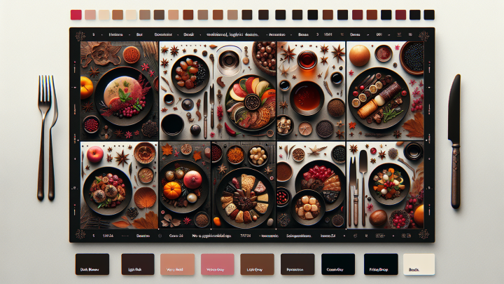 Меню борд. кофейня. авангард стиль.