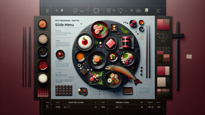 Меню борд. кафе. авангард стиль.