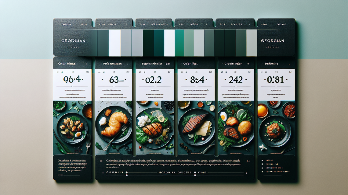 Меню борд. бар. авангард стиль.