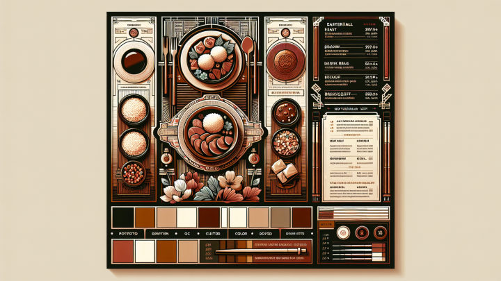 Меню борд. шаурмичная. ар-деко стиль.