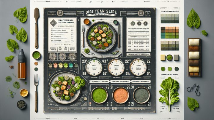 Меню борд. бар. авангард стиль.