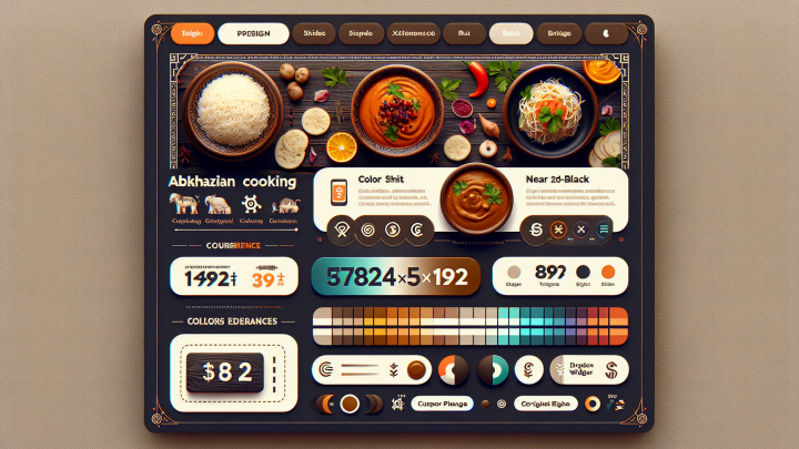 Меню борд. кафе. индийский стиль.