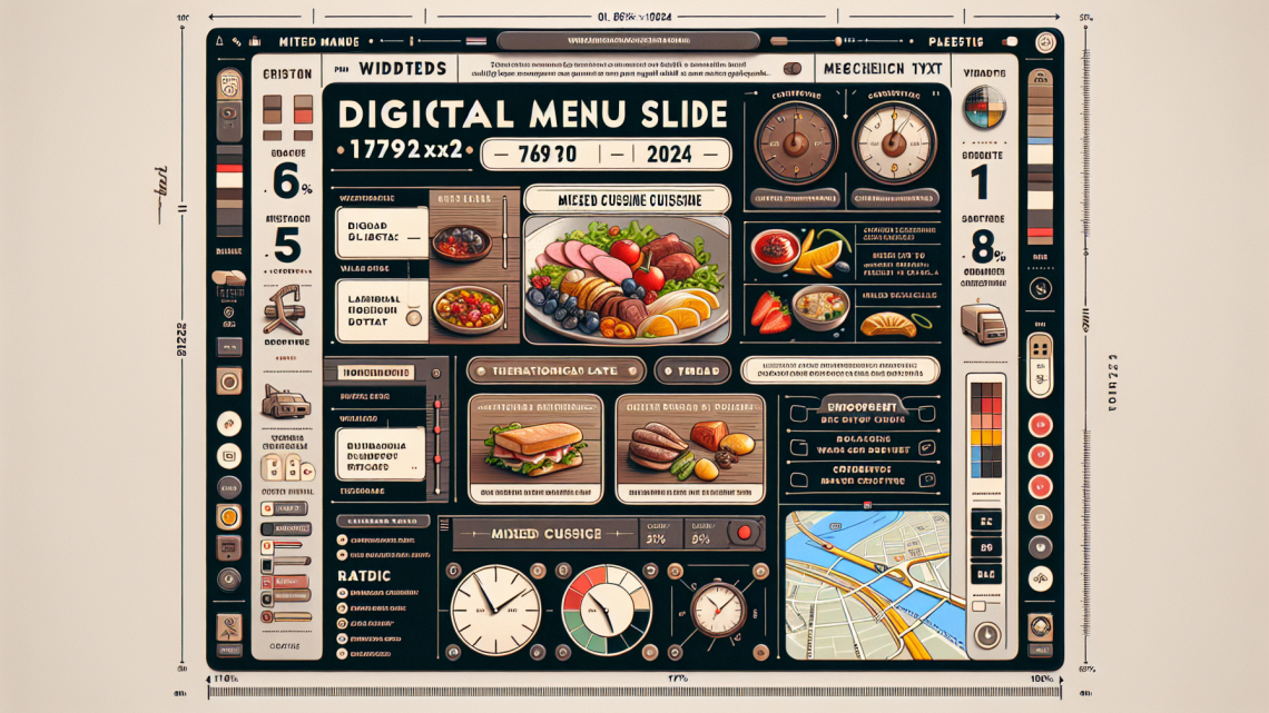 Меню борд. кофейня. европейский стиль.