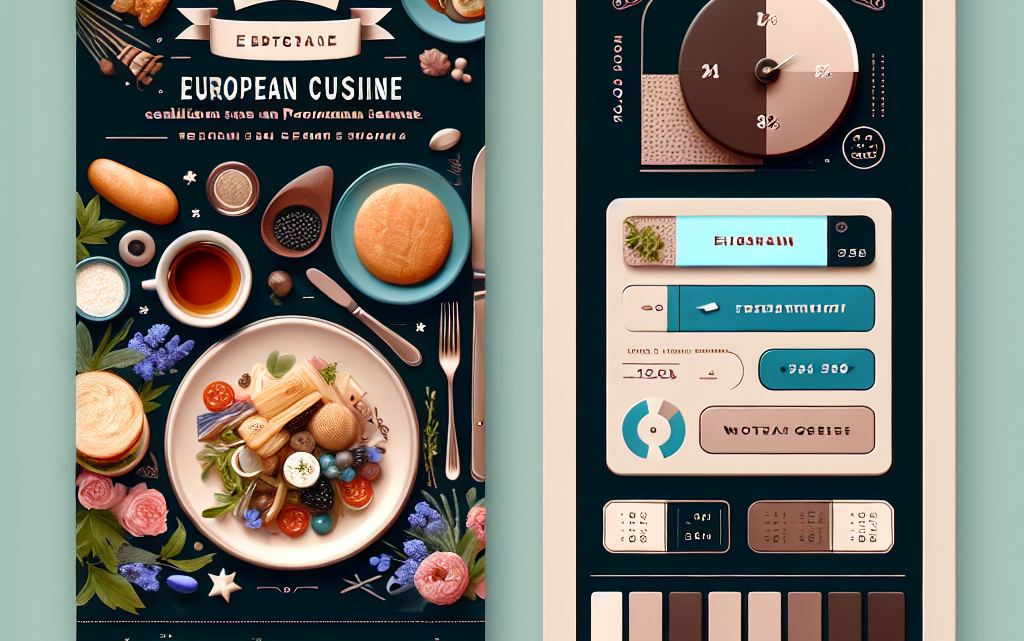 Меню борд. кофейня. прованс стиль.