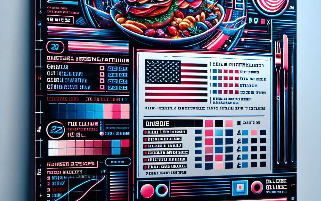 Меню борд. киберкафе. киберпанк стиль.