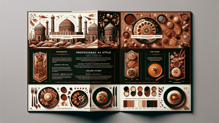 Меню борд. автомат-кафе. авангард стиль.