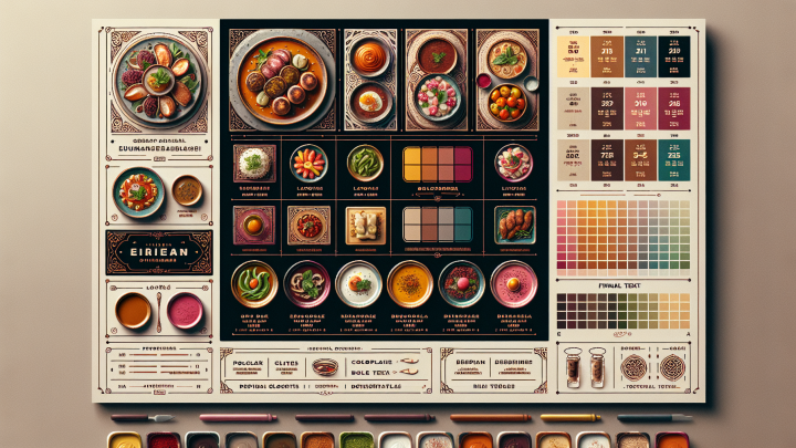 Меню борд. шаурмичная. европейский стиль.