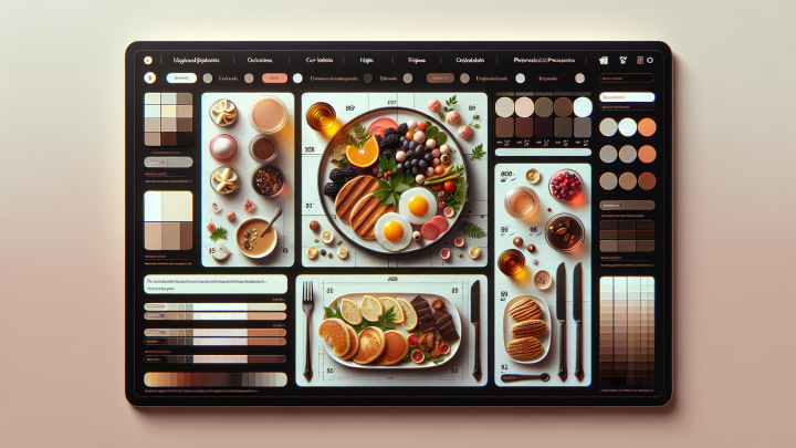 Меню борд. кафе. авангард стиль.